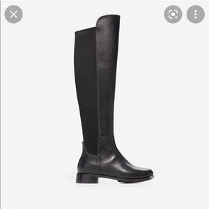 Cole Haan womens over the knee boots, black 6.5